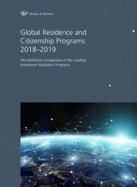<p>Global Residence and Citizenship Programs</p>

<p>2018–2019</p>